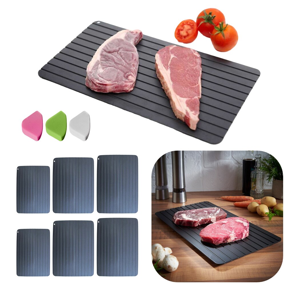 Quick Defrosting Tray Thaw Frozen Food Meat Fruit Fast Defrosting Plate Board Defrost Kitchen Gadget Tool Defrost Tray