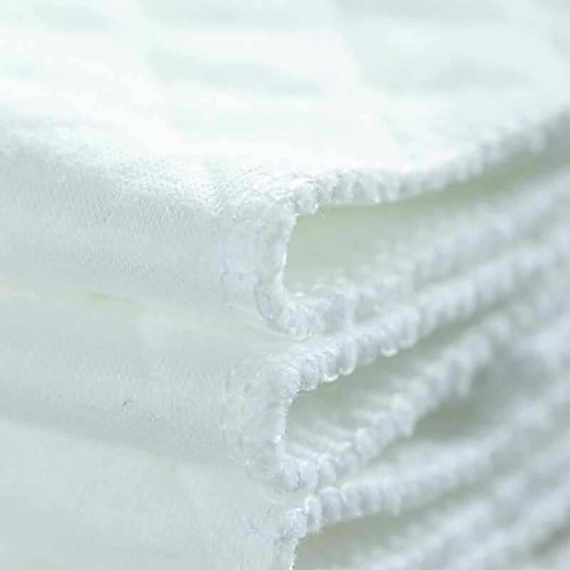 Couches en tissu réutilisables pour bébés, 1 pièce, 3 couches insérées, 100% coton lavable, soins pour bébés, couche , 10 pièces