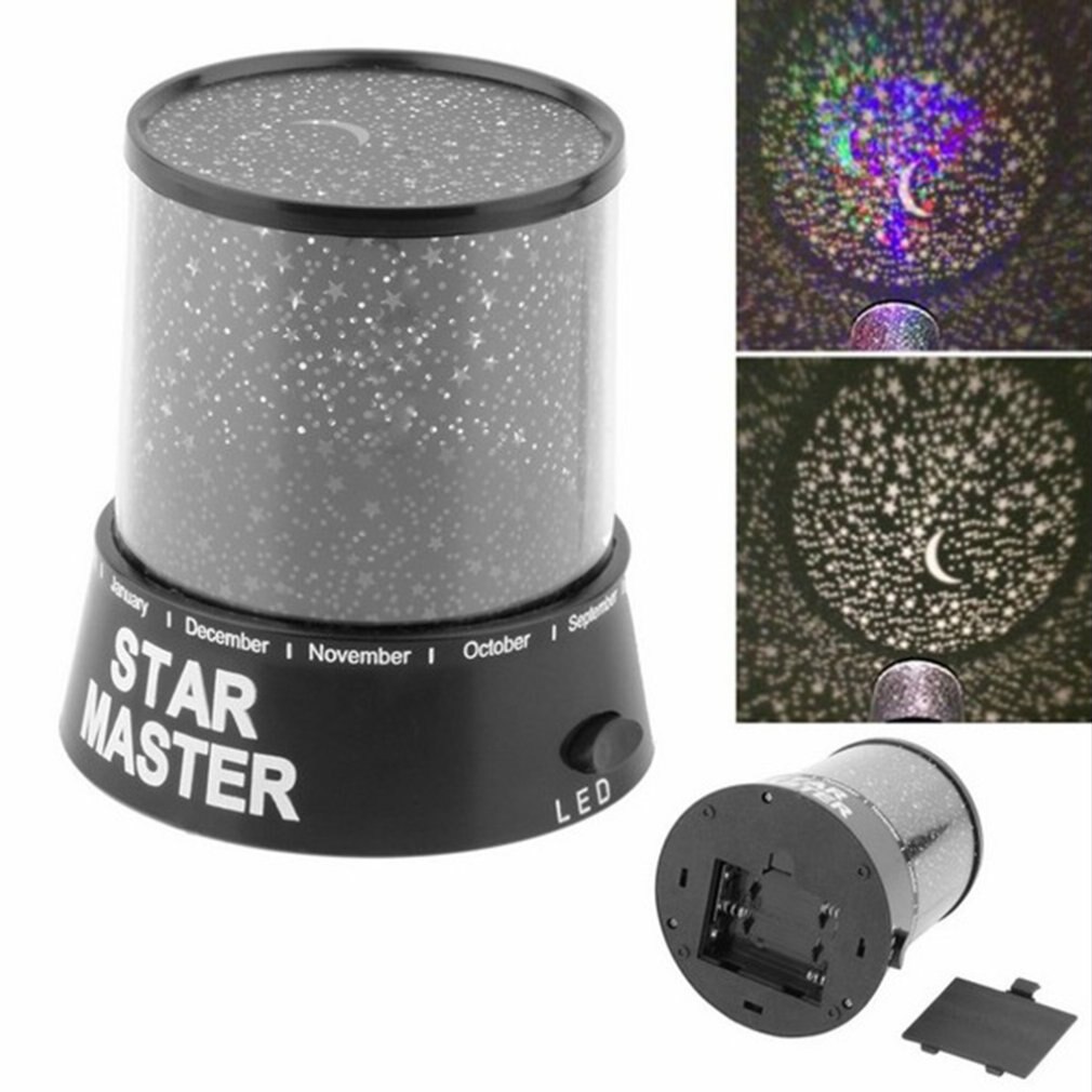 Starry projection lamp starry sky night light night light 360-degree rotation 3D atmosphere light portable light