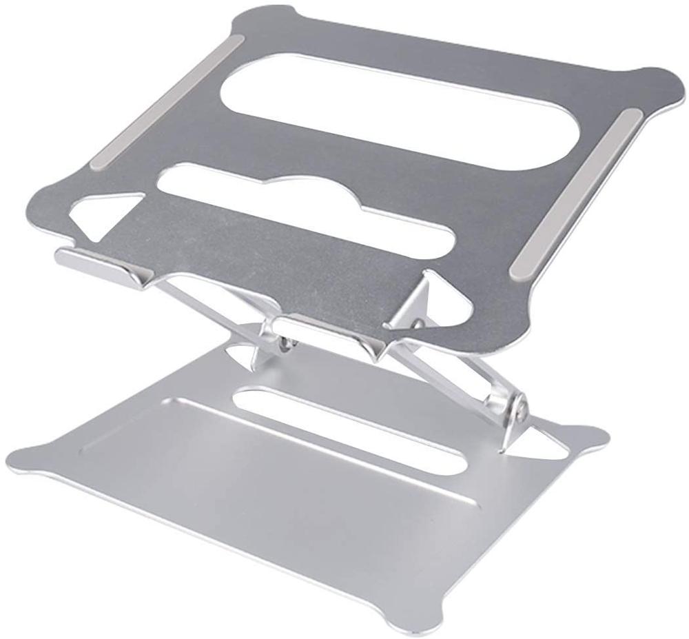 Laptop Stand Ventilated Universal Lightweight Computer Desktop Holder Aluminum Alloy Cooling Adjustable Height Portable Foldable