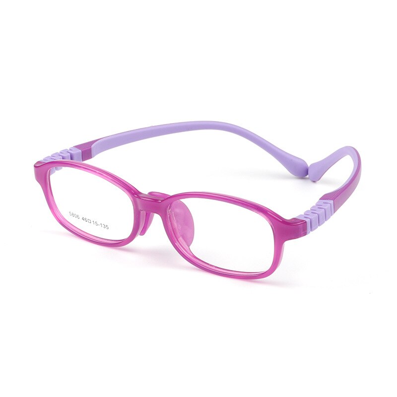 Lunettes Anti-lumière bleue pour enfants, écran pour garçons et filles, matériaux respectueux de l'environnement, couleurs bonbons, en Silicone: C9