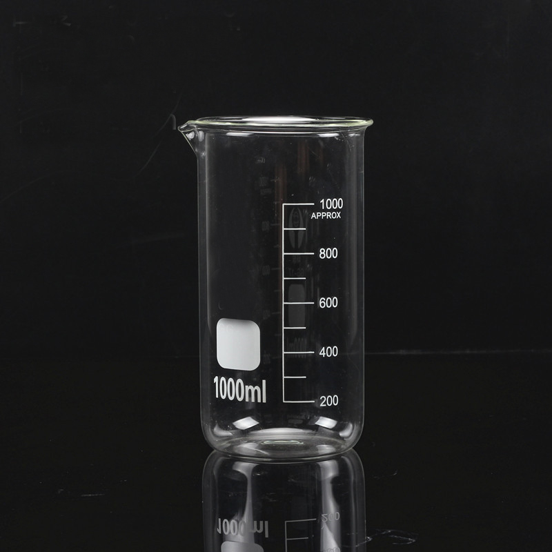 LINYEYUE 200mL Glass Beaker Tall Form Borosilicate Glass high temperature resistance Measuring Cup Beaker Laboratory Equipment