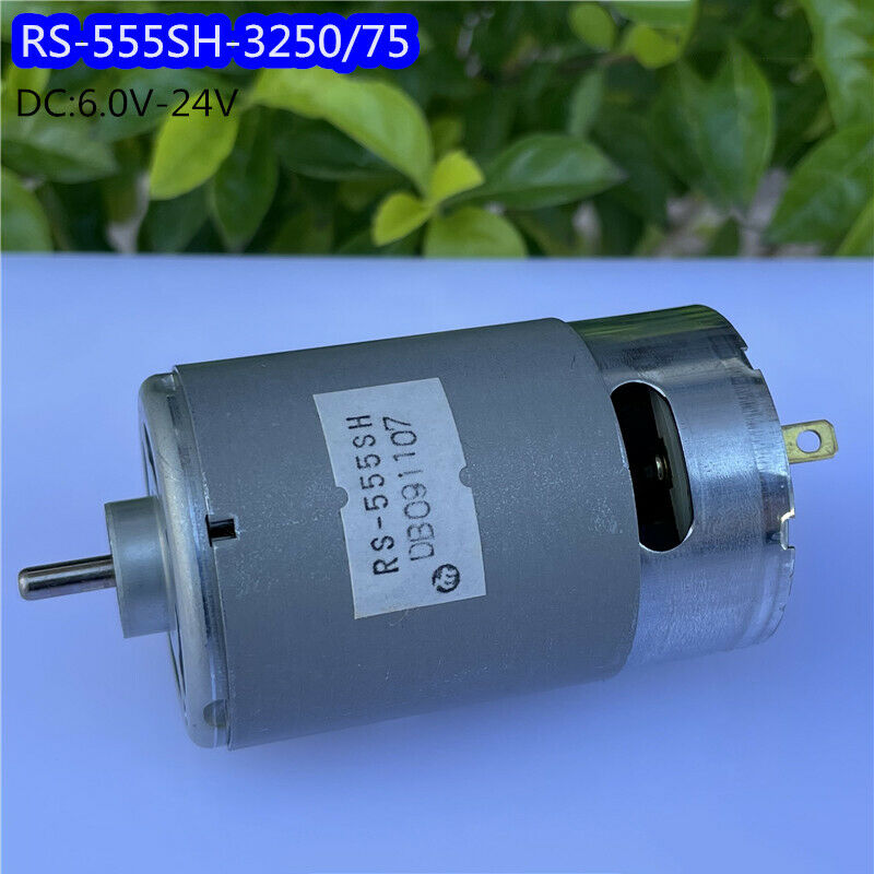 MABUCHI RS-555SH-3250/75 silnik DC 12V 14.4V 18V 24V 12500RPM wysokiej prędkości duży za chwilę obrotowy z wentylatorem chłodzącym dla elektryczny wiertarka