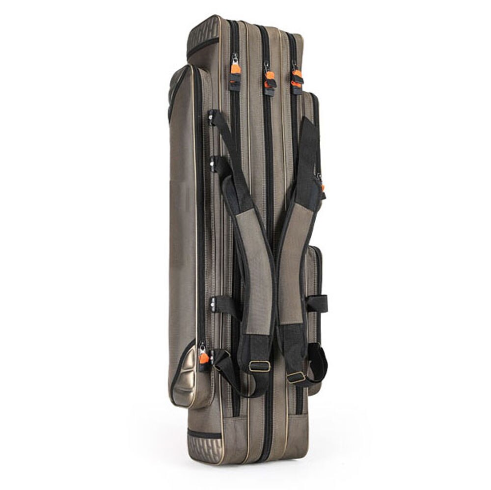 125cm 130cm 4 Layer Waterproof Fishing Rod Bag Thickening Oxford Fishing Pole Reel Tool Storage Case Tackle Gear Travel Organize