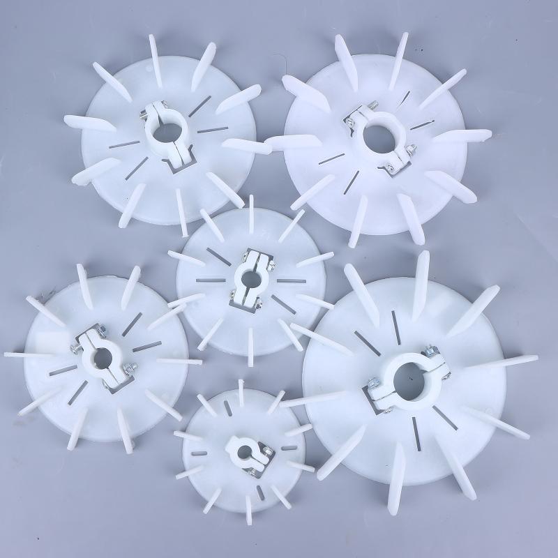 Heavy-duty Plastic Motor Cooling Fan; Adjustable Fan Impeller; Ideal for High-Temperature Hydraulic Motor Parts
