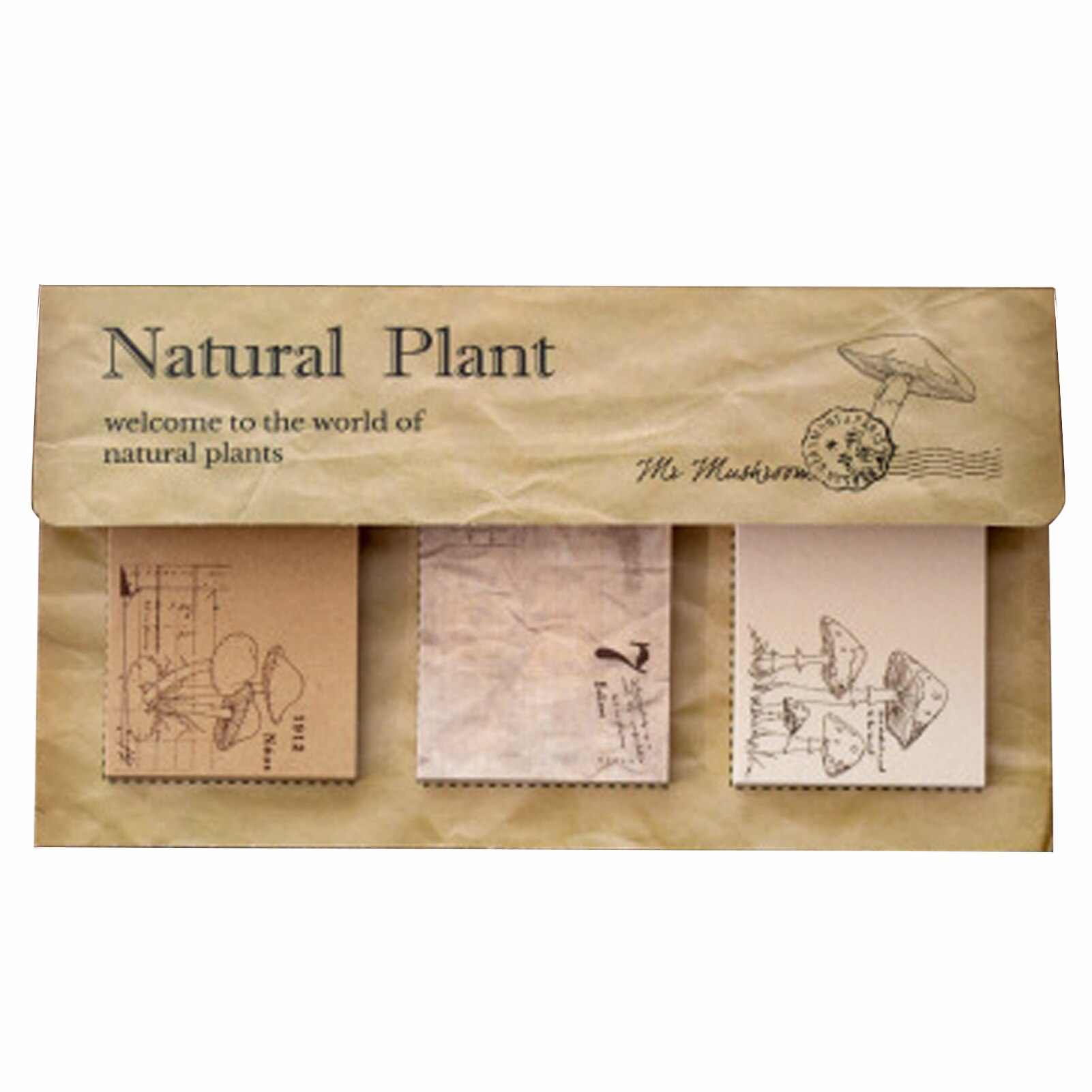 60pcs/set Diary Planner Vintage Sticker Decal Writing Stationery DIY Student Plants Memo Scrapbooking Sheet Note Pad: D