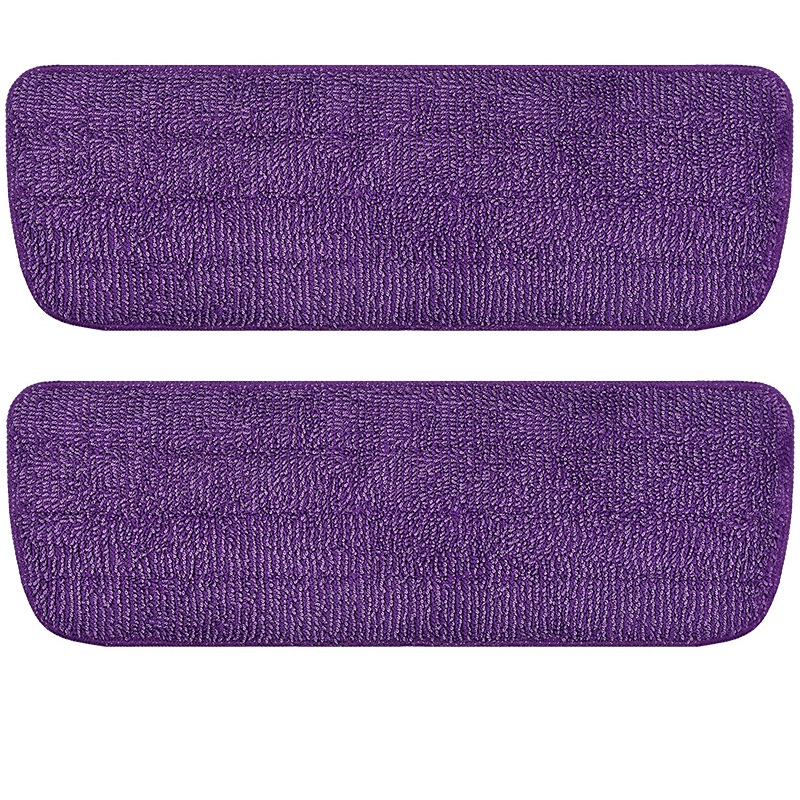 2-teilige Mikrofaser-Ersatz-Mop-Pads, wasch bare Mop-Nachfüllung für Sprüh mops und Mops, Reinigungs werkzeuge, nass und trocken