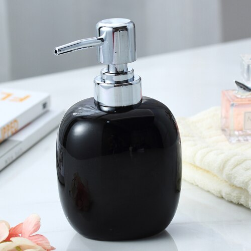 WHYOU Ceramic Liquid Soap Dispensers Emulsion Latex Bottles Bathroom Accessories set Wedding: B