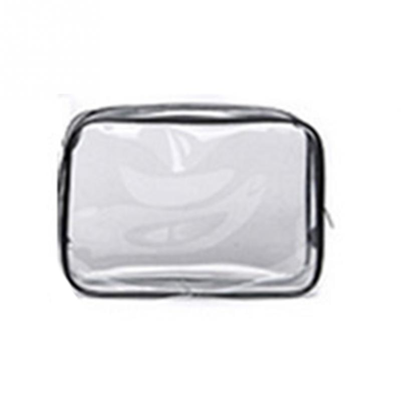 Kvinners pvc gjennomsiktig kosmetikkveske vanntett sminkeveske reise toalettsaker oppbevaring organisering badevask veske stor kapasitet