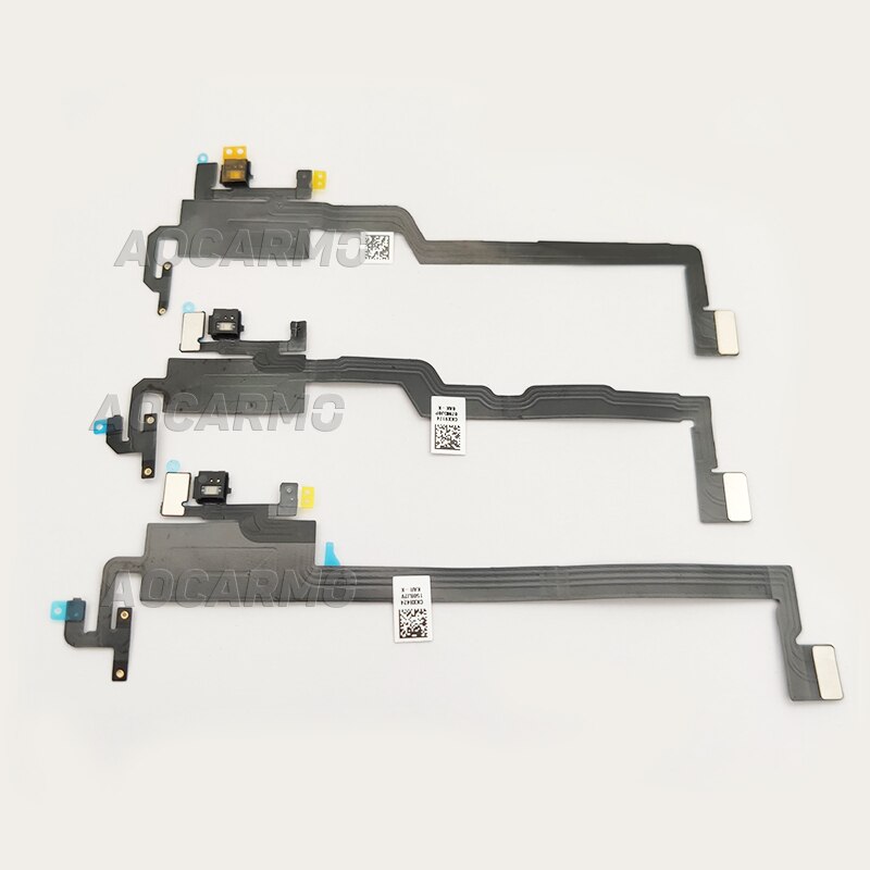 Aocarmo Ambient Proximity Light Sensor Flex Cable Ribbon without Ear Speaker for iPhone X / XS / XS Max Replacement Parts