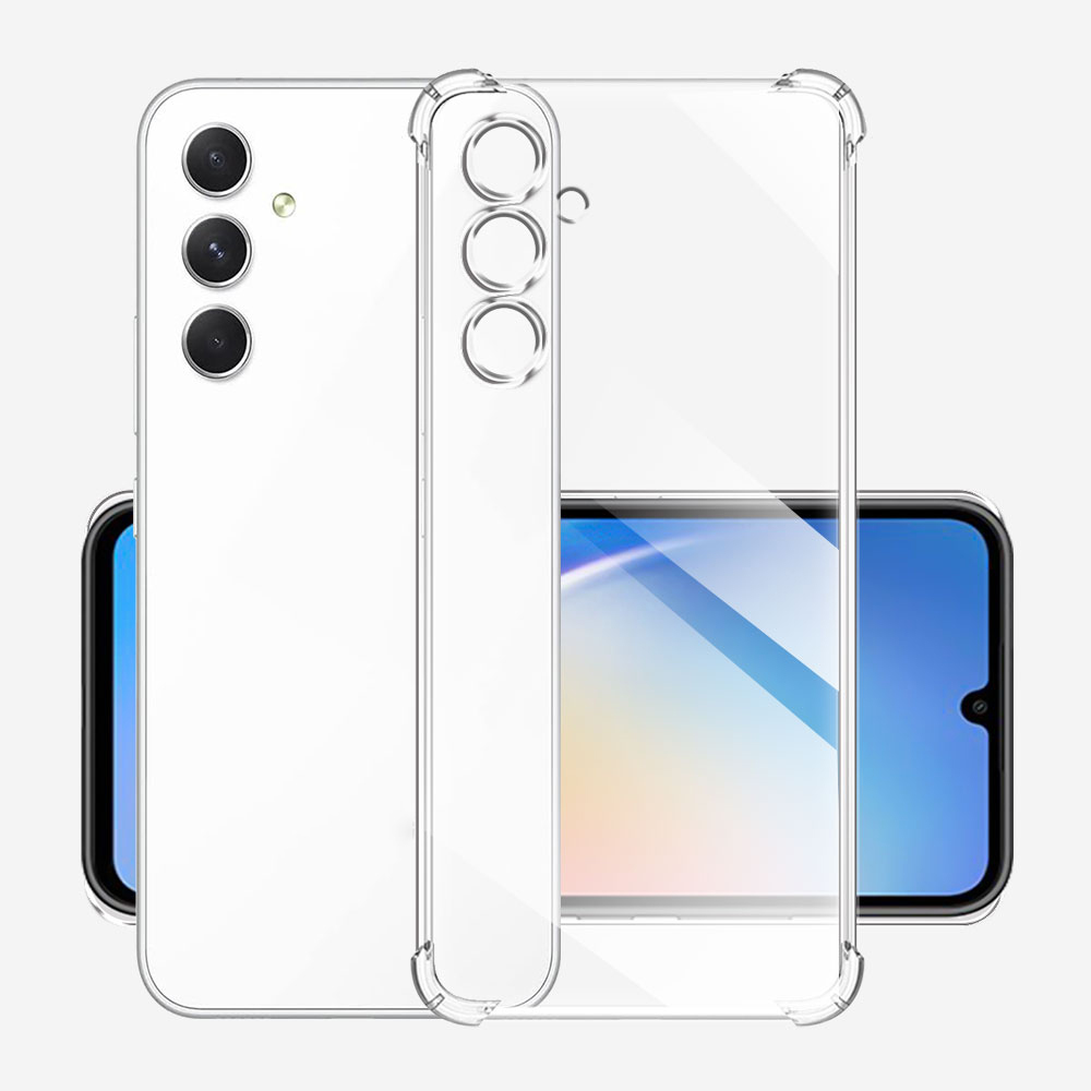 Stoßfeste, transparente silikonhülle für samsung galaxy  s24 s23 s22 ultra,  s21 s20 fe plus, note 20 ultra und  a14 a34 a54 a15 a25 a35 a55