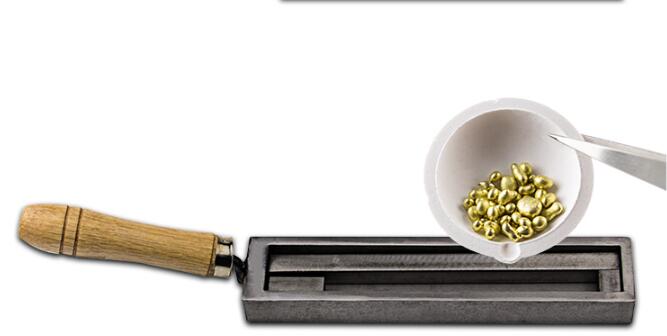 Or argent métal EU moulage rainure lingot moule bijoux outils taille réglable barre d'or moule orfèvre équipement