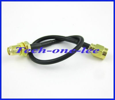 10 piece/lot SMA cable SMA female to SMA male connector pigtail cable RG174 15CM