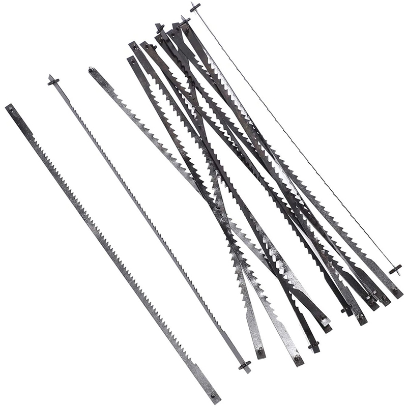 12Pcs 5 Inch Pinned Scroll Saw Blades TPI 10/15/18... – Vicedeal