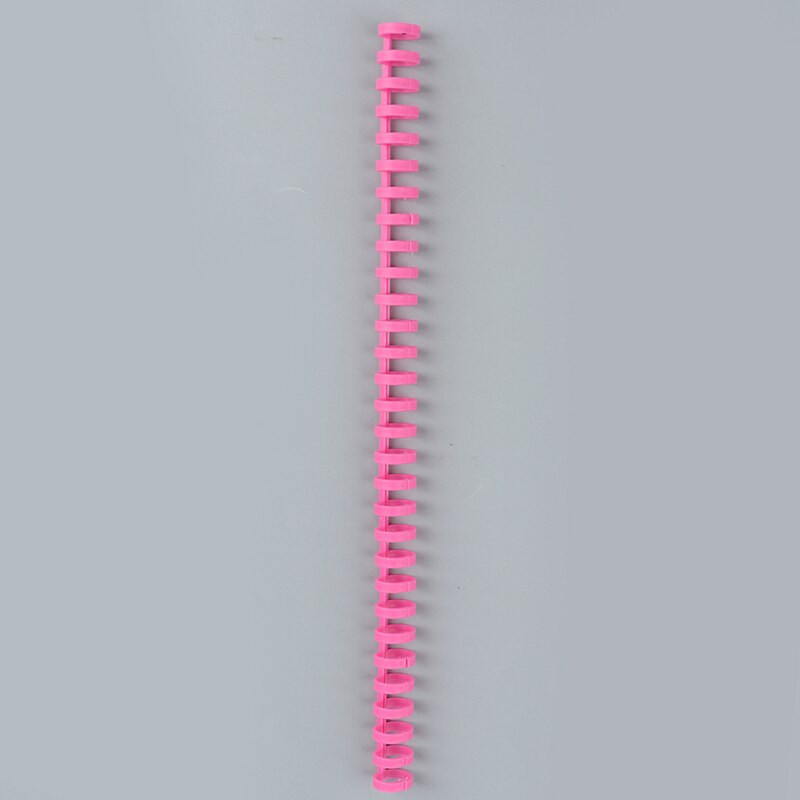 Office loose-leaf plastic ring 30-hole spring spiral ring A4 A5 A6 paper notebook stationery 1pc: PK