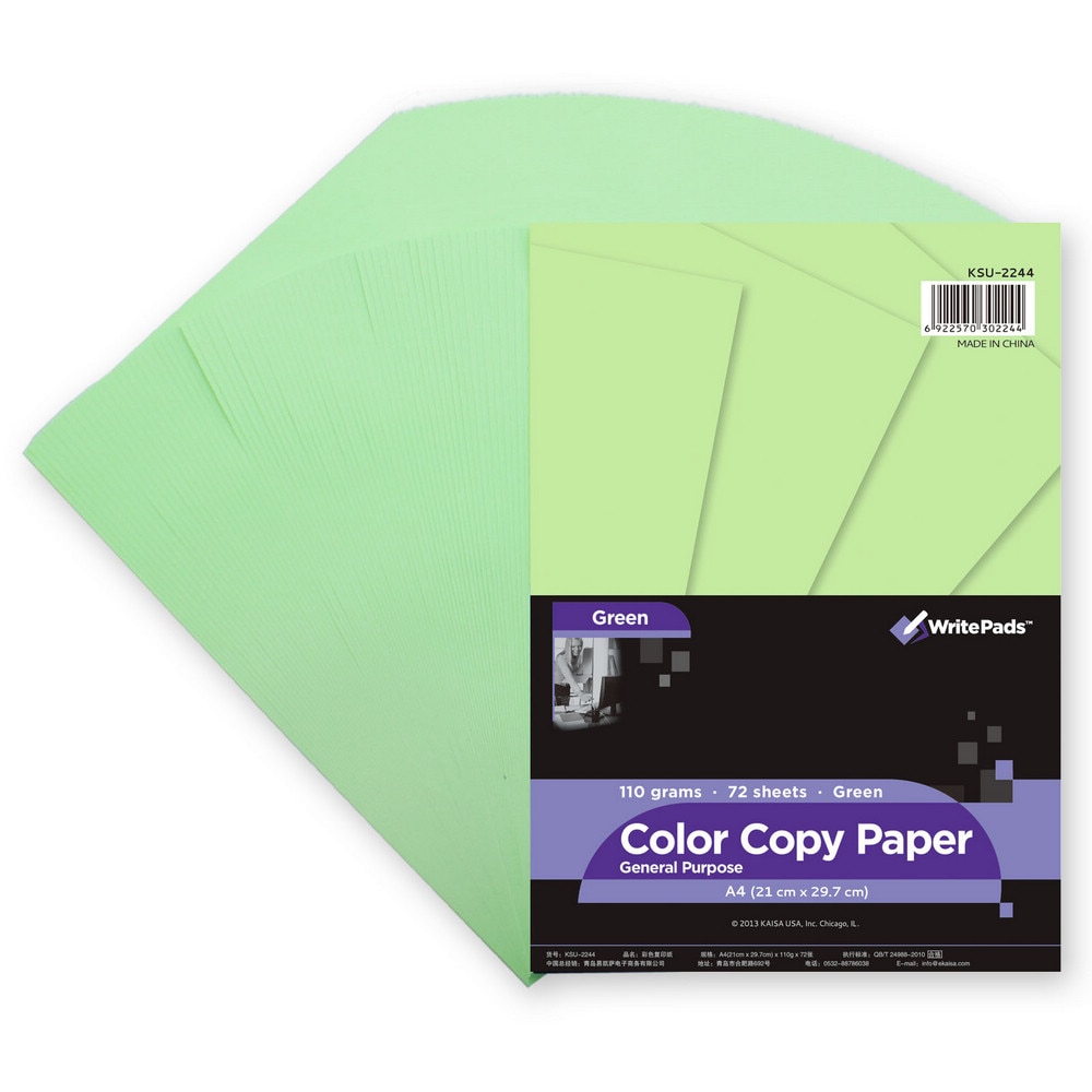 DIY Color paper A4 Origami paper 100 sheets Red Pink Green Blue 80G copy paper Office School Supplies Writing Pads