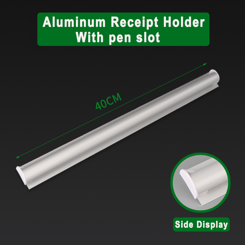 Kitchen Ticket Holder Restaurant Order Holder Slide Check Rack Paper Tab Clip Display Organizer Guest Receipt Bill Hanging Rack: plum / 1-tier