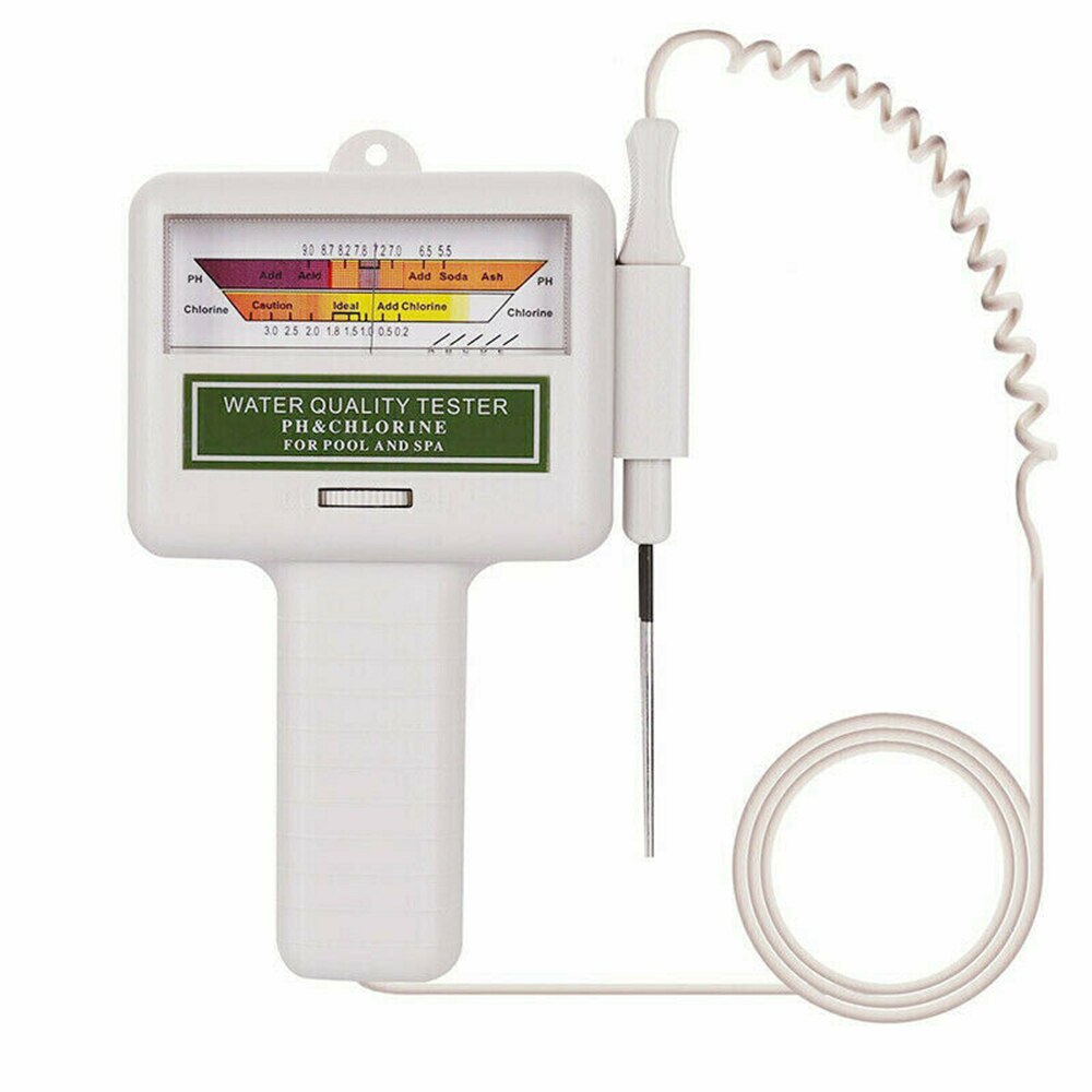 Draagbare Ph & CL2 Niveau Meter Waterkwaliteit Analyze Meting Monitor