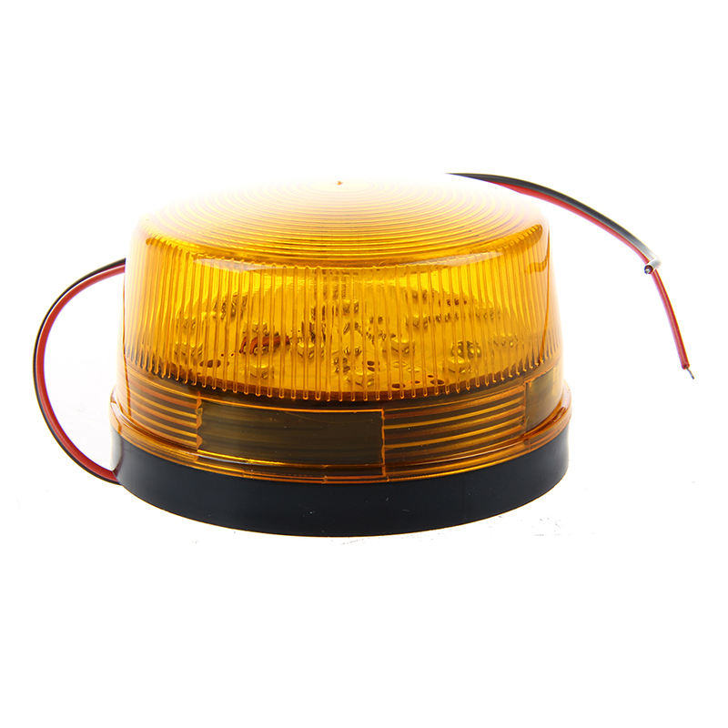 12V Sicherheit Alarm Strobe Signal Sicherheit Warnung Blau/verrotten Blinkende LED Licht Orange