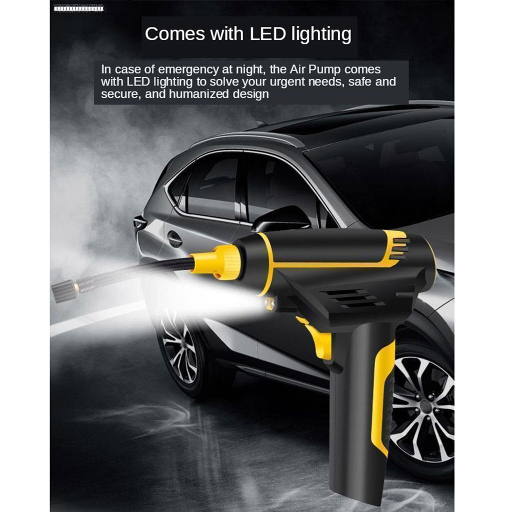 Vehicle-mounted Universal Power Supply Hand-held Compression Car Air Pump