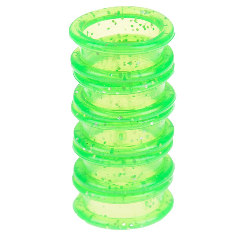 Tijeras anillo colorido de Gel de sílice de pelo tijeras de anillos de barbero, anillo de corte de pelo tijeras círculo tijeras de peluquería 5 unids/set: GN