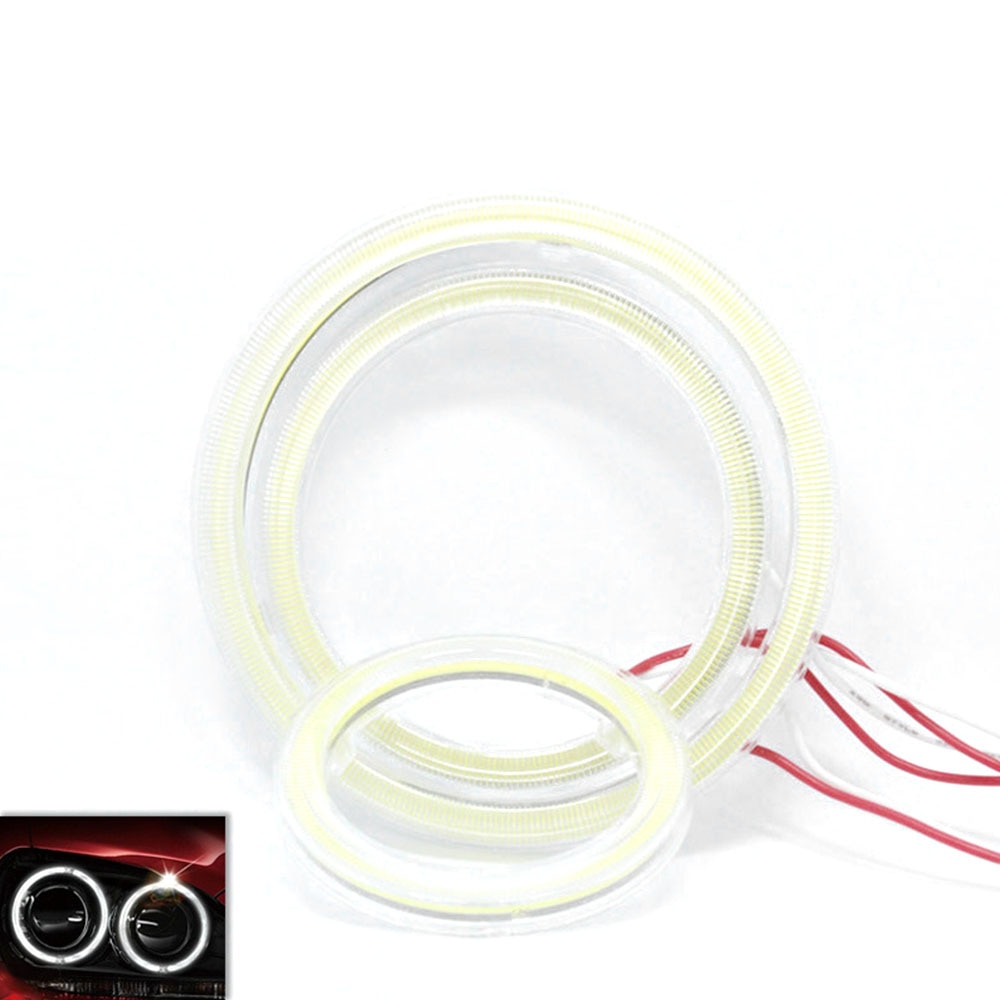 1 par de luces Led tipo Ojos de Ángel para coche, faros delanteros de Ojos de Ángel Led para coche, Moto, ciclomotor, Moto DC 12V 3W
