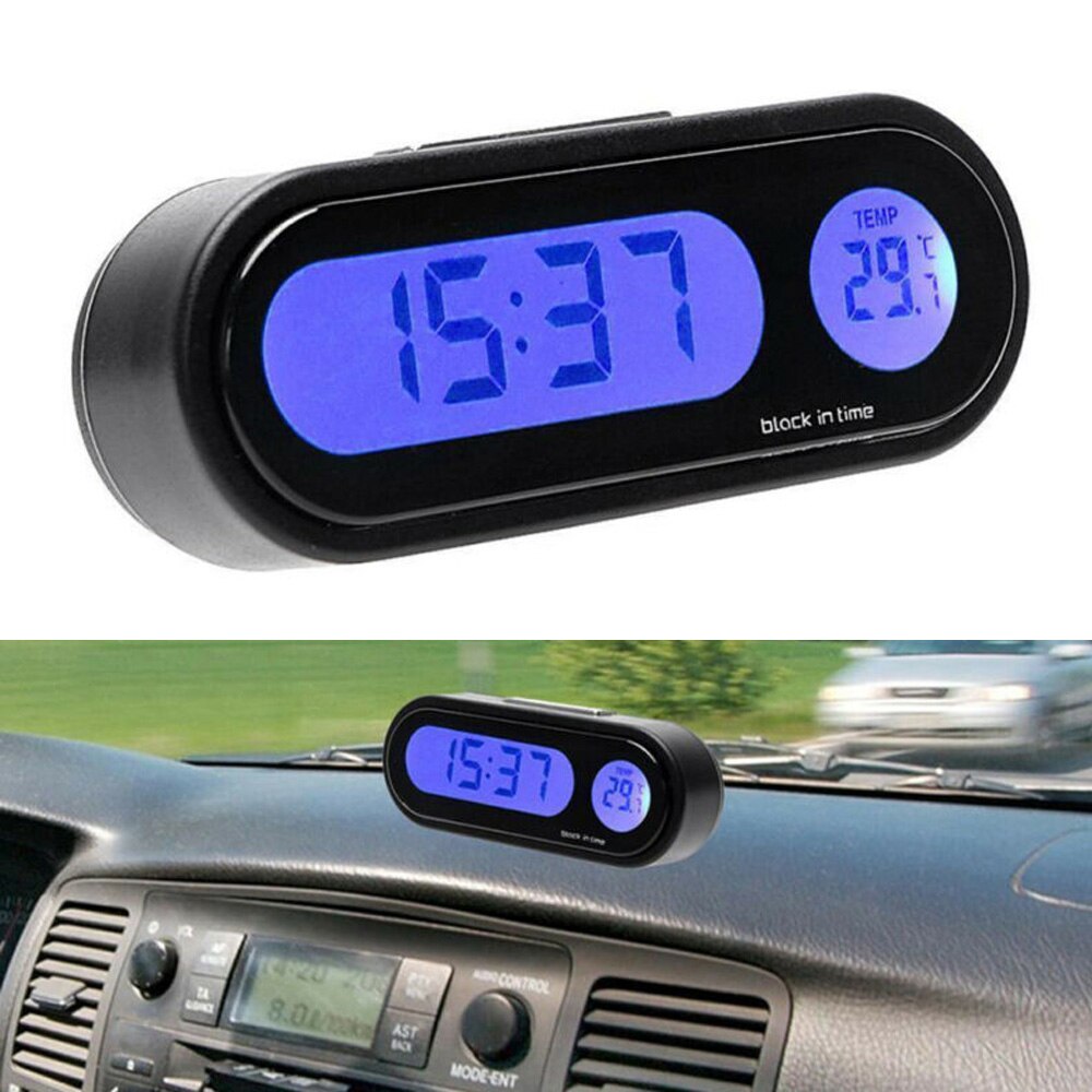 Accessories Electronic Clock Replacement Car Interior Plastic Digital LCD