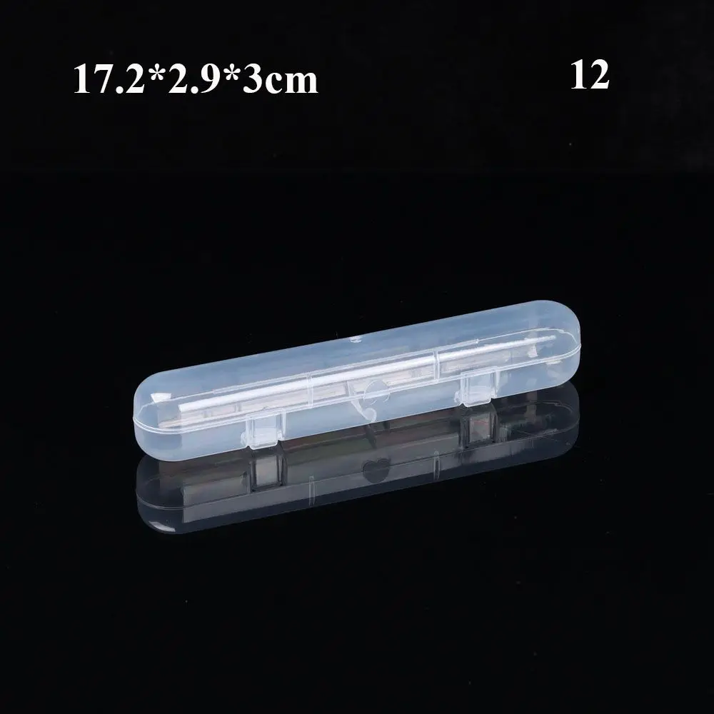 Plastic Transparante Opbergdoos Babyvoeding Holding Case Sieraden Kralen Container Box Vissen Tools Thuis Dagelijks Accessoires: 12