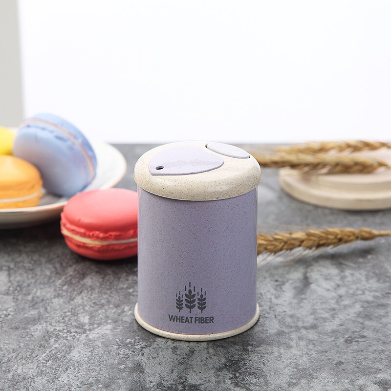 Style européen Automatique Support Pour Cure-Dents Conteneur De Paille De Blé de Table De Ménage Cure-Dents Boîte De Rangement Distributeur de Cure-Dents: E4