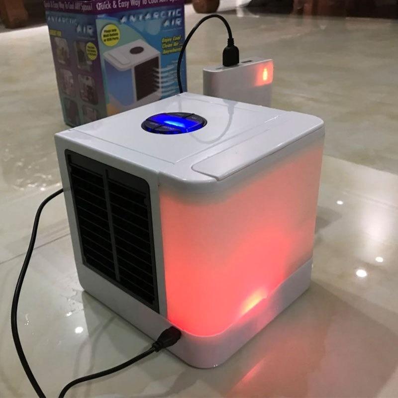Air Cooler Fan Air Personal Space Cooler Portable Mini Air Conditioner Device cool soothing wind for Home room Office Desk