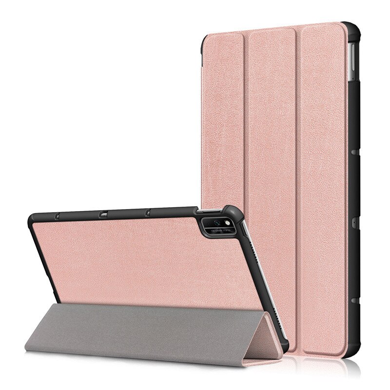 Étui pour tablette Huawei MatePad 10 4 10.4 10.4, support pliant, magnétique, housse intelligente pour Huawei MatePad: Rose Gold