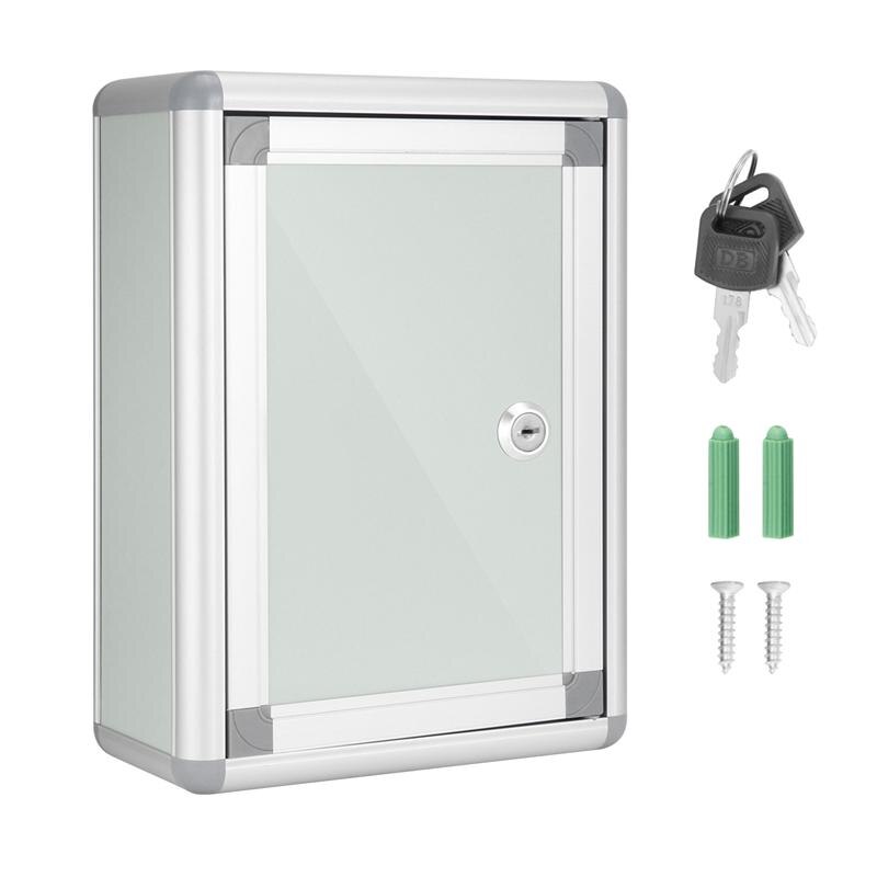 Small Suggestion Box Mailbox With Lock Wall Hanging Complaint Box Aluminium Alloy Box Decorative Post Box Wall Mounted Mail Box