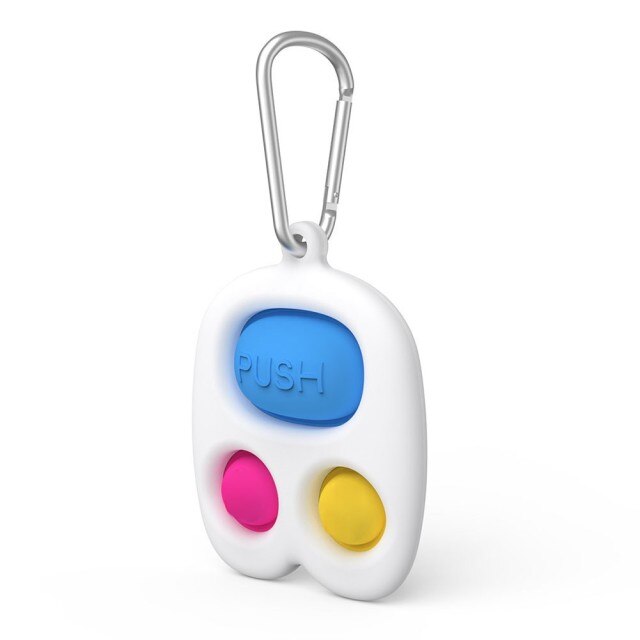 Simple Dimple Toy Stress Relief Toy Anti Stress Hand Fidget Sensory Toys For Kid Adults Reliever Fun Team Sports Outdoor Tool: L