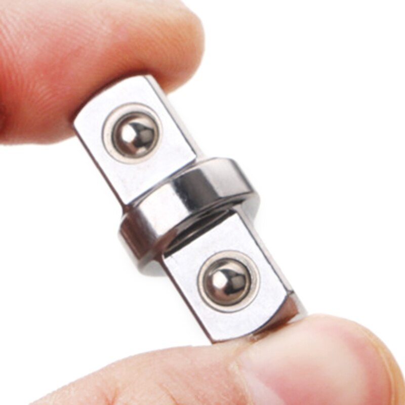 3/8" Socket Sleeve Adapter Hexagonal Connector Socket-double Head Outer Square Electric Wrench Extension Rod Wind Batch