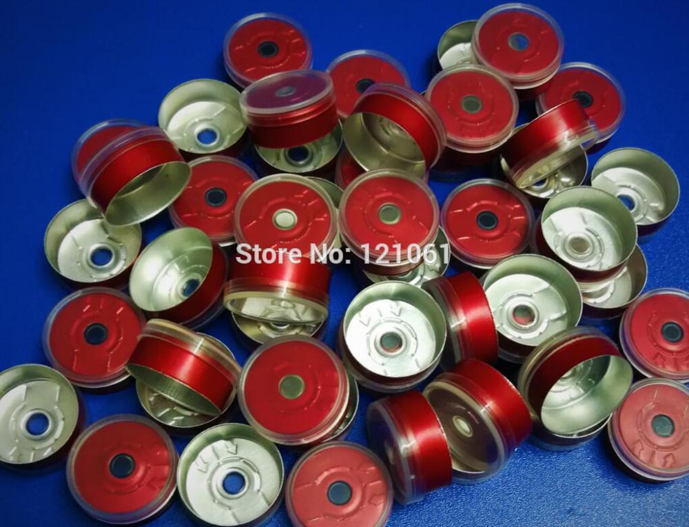 20mm Kunststoff-Aluminium kappe, 20 teile/los, Alle Arten Von Farbigen Kappen, pharma kappen, kunststoff-Aluminium Spitzen für crimpen glas fläschchen
