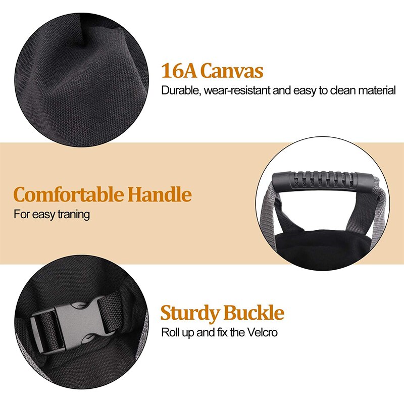 Regulowany Kettlebell, płócienne worki z piaskiem robić ćwiczeń zdatność trening z piaskiem robić treningu domowego, jogi, zdatność