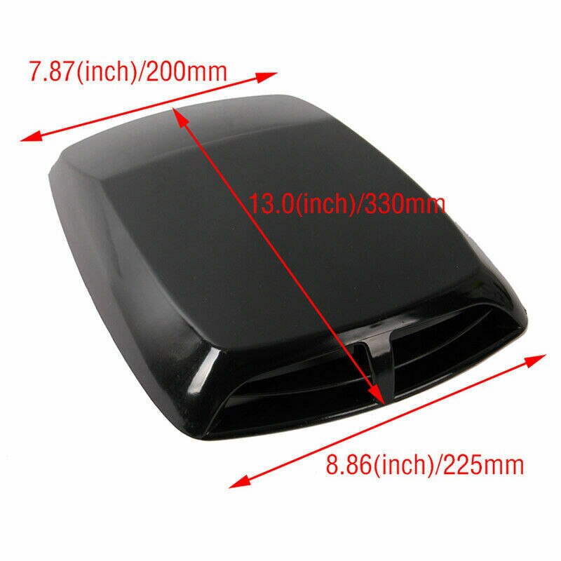 Universal Car Truck Hood Air Flow Intake Hood Scoop Vent Hood Cover Auto Decoratieve