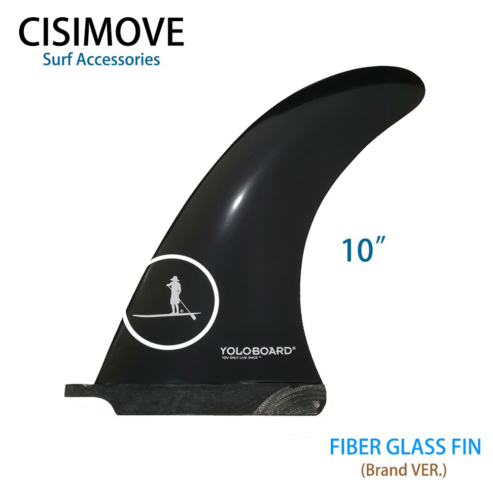CISIMOVE HIGH CLASS graphic fiberglass single fin for long board surfboard SUP board: yolo 10 inch