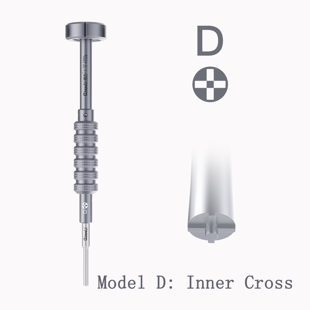 Qianli i-thor 3D Cacciavite per iPhone attrezzi di Apertura Del Telefono di Riparazione di Strumenti di Precisione Torx T2 Y0.6 Pentalobe Strumento di Riparazione Cacciavite impostato: Inner Cross