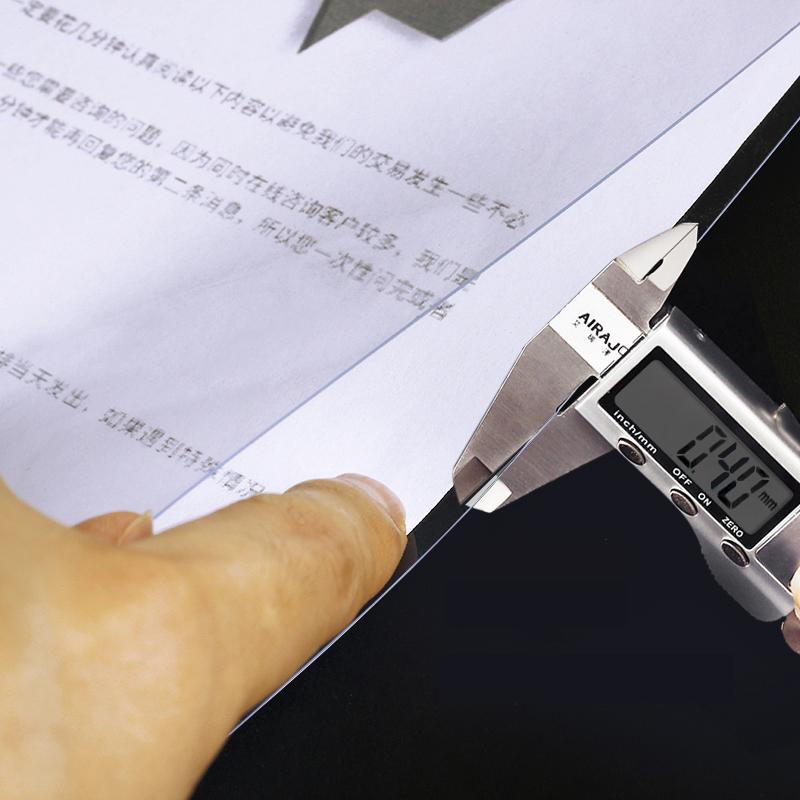 1pcs data protection sleeve clip / /A3 hard rubber card Presentation A5 A4 Transparent Plastic File Bag Folder