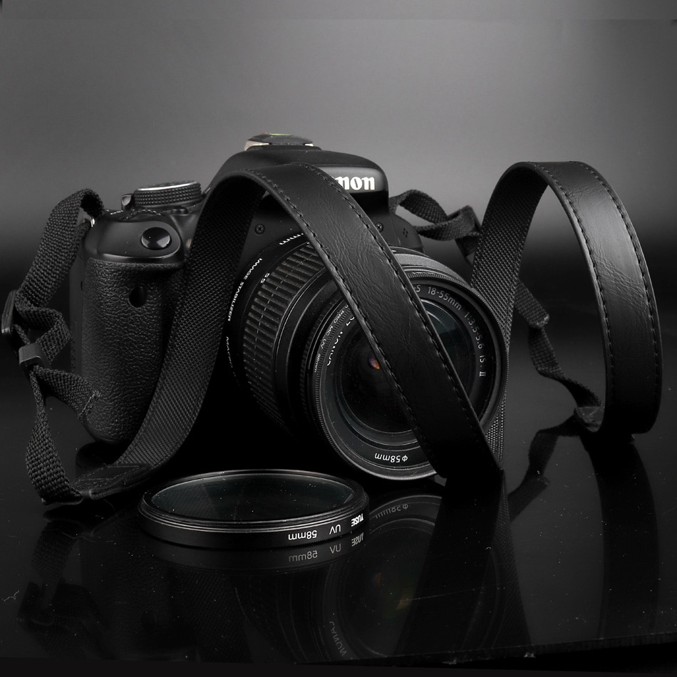 Courroie d'épaule en cuir PU pour Canon EOS 200D 1100D 1200D 1300D M50 M100 M10 M6 M5 M3 pour PowerShot G1X Mark II