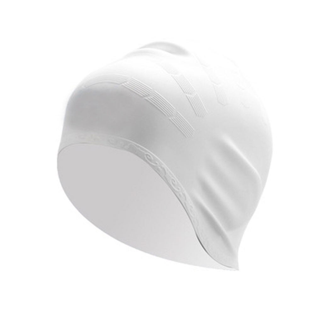 BOIHON Silicone Swimming Caps Women Long Hair Swim Hat Cover Protect Ears Sports Pool Cap: NO.1