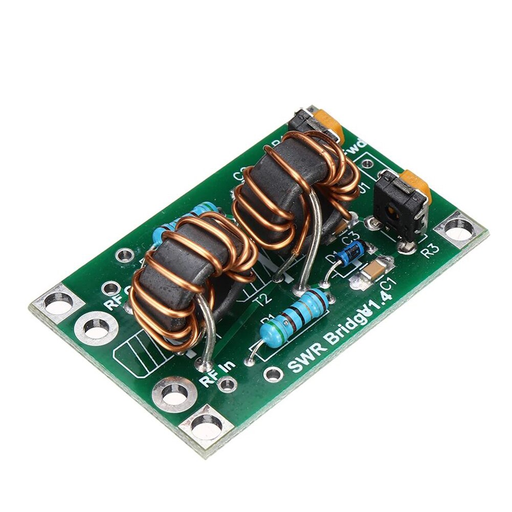 Kit SWR_Bridge_1.4 RF Standing Wave Bridge 1.8M-30MHz 3.5-30MHzWR Reflection Bridge for RF Network DIY Board Kit Accessory