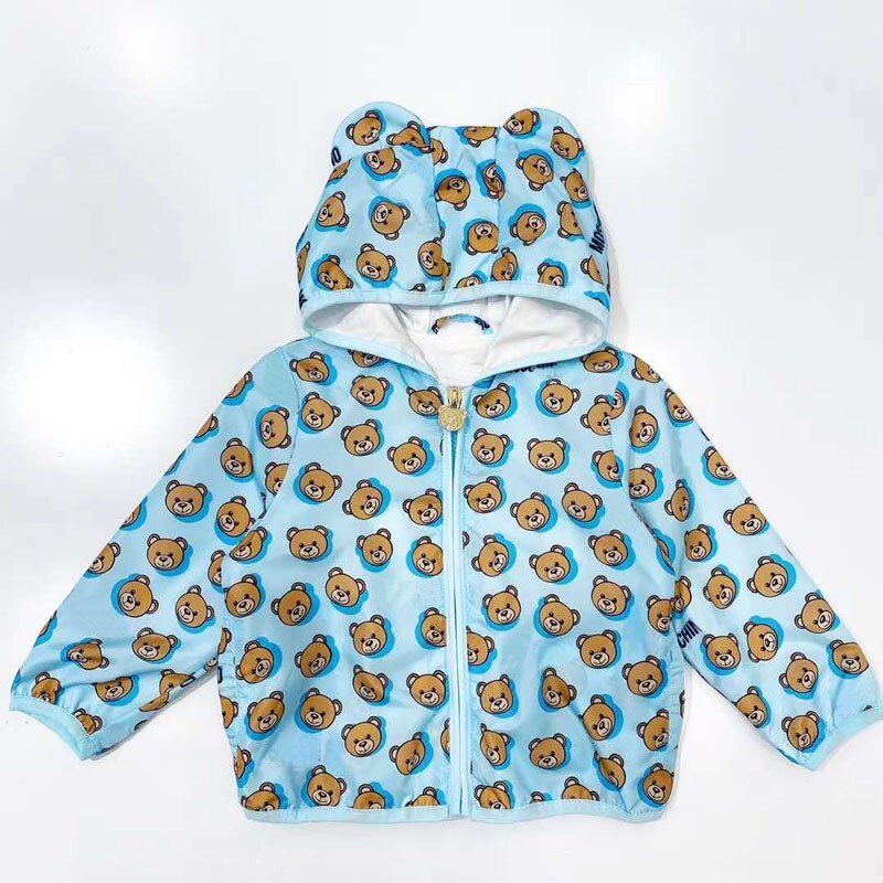 Baby bjørn soltæt tøj vindjakke let og åndbart lys baby dreng pige frakke børn soltæt tøj: 2 / 5t