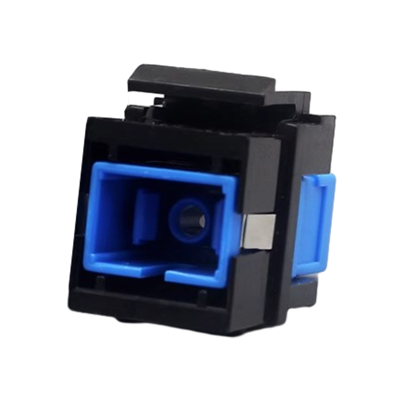 SC-SC APC Fiber Optic Connector Insert Keystone SC UPC Optical Single-Mode Adapter Coupler Jack Slot For Network Plug: Silver