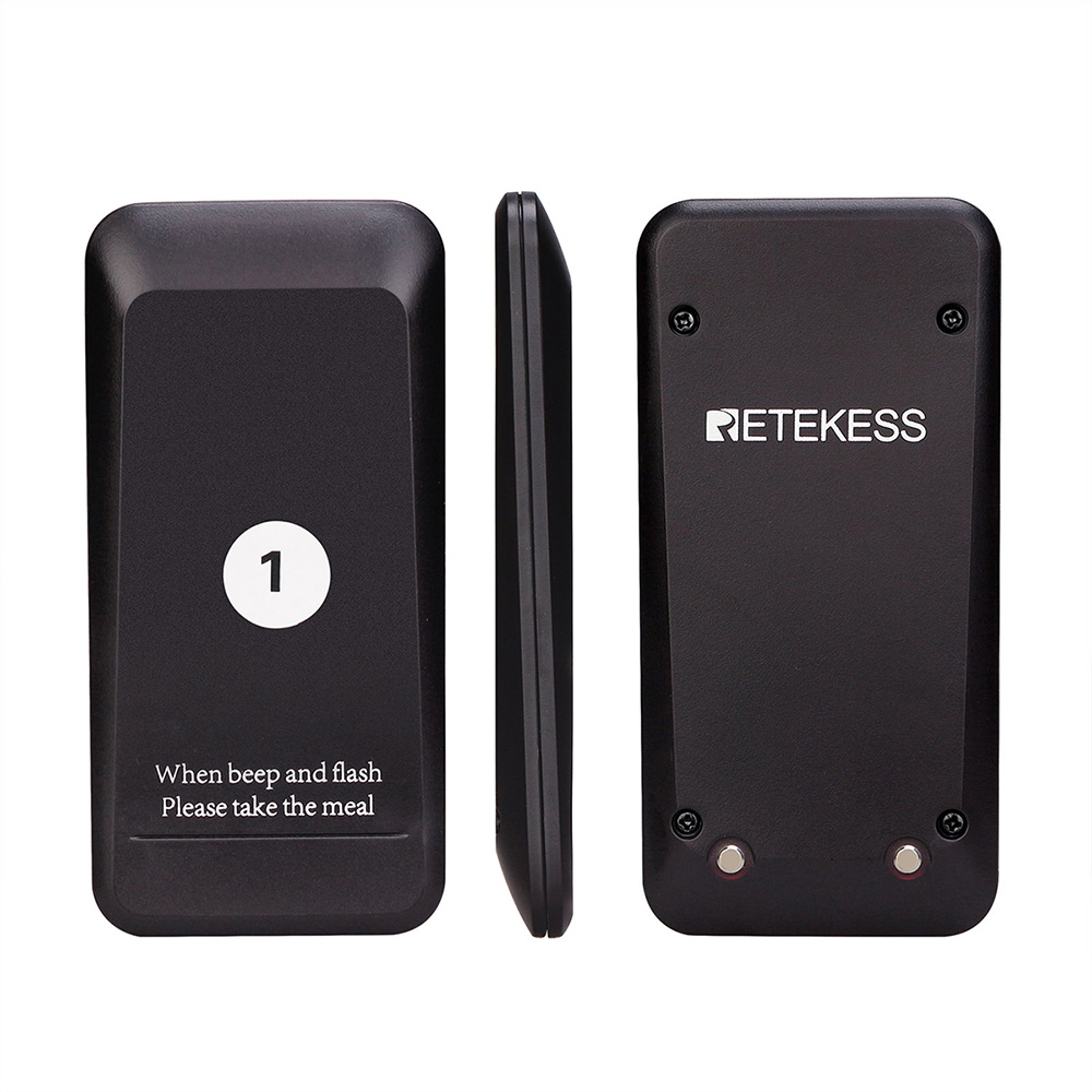 Tetekess-receptor de pager sem fio para restaurantes., sistema de chamada sem fio para restaurantes, bares e igrejas. 1 peça.