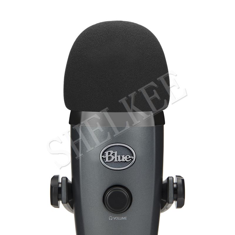 Shelkee-skummikrofon forrude til blå yeti nano, yeti nano kondensatormikrofoner - som et popfilter til mikrofonerne