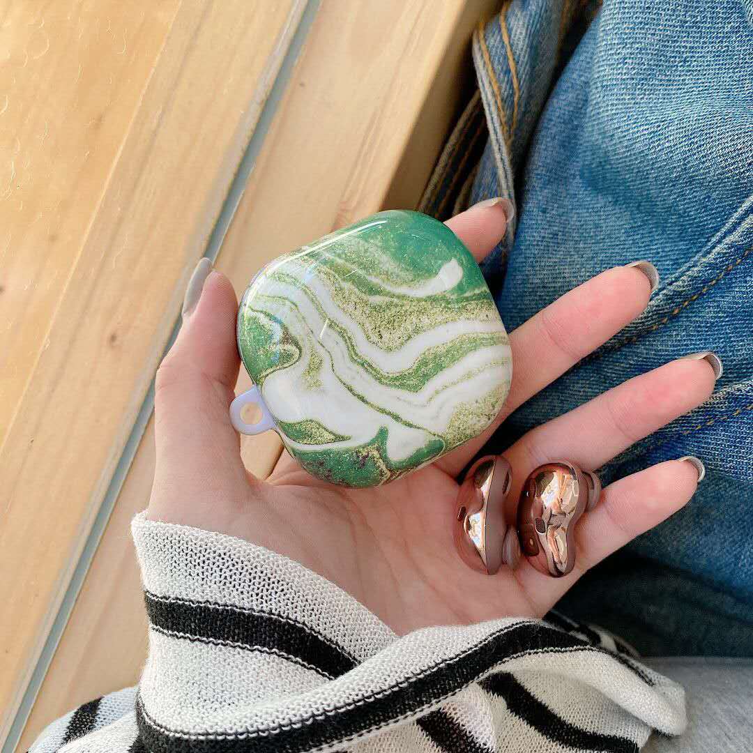 Marble Gradient Color Hard Plastic Case for Samsung Galaxy Buds live Earphone Headset Protective Cover for Galaxy Buds live Case