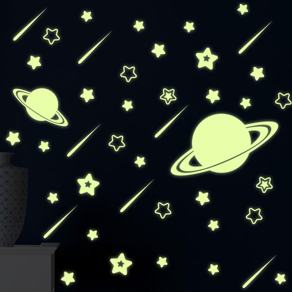 Wallstickers værelse dekoration soveværelse indretning til boligtilbehør bolig til børn estrellas brillan en la oscuridad naklejki