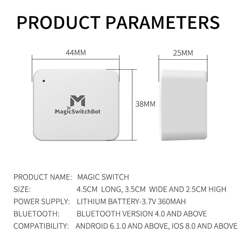 Switch Smart Switch Smart Switch Bot Smart Home Wireless Switch Phone Bluetooth App Control Switch For Lamp TV Door switch